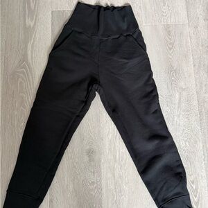 Marissa Webb High Waisted French Terry Sweatpants in black size S